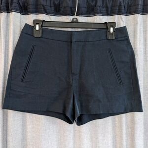 Lacoste Shorts Women's XS Navy Blue Preppy Minimalist Summer Ivy League Beach